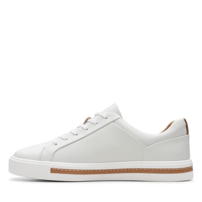 Tenis Clarks Un Maui Renda Feminino Branco | CLK764AYU