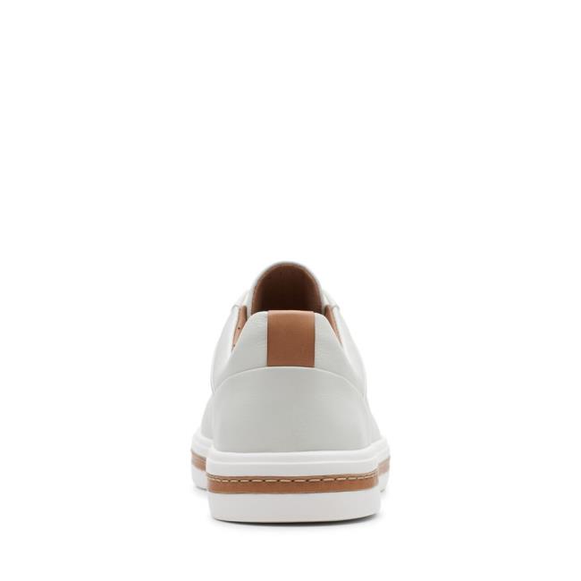 Tenis Clarks Un Maui Renda Feminino Branco | CLK764AYU