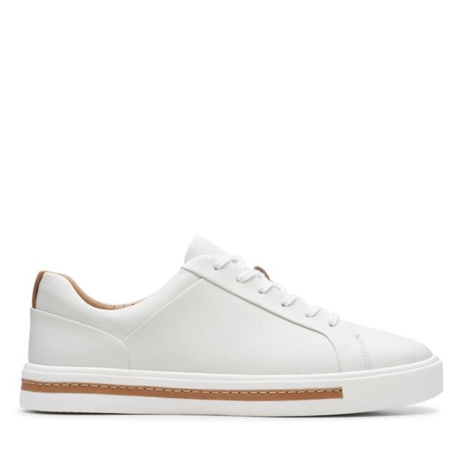 Tenis Clarks Un Maui Renda Feminino Branco | CLK764AYU