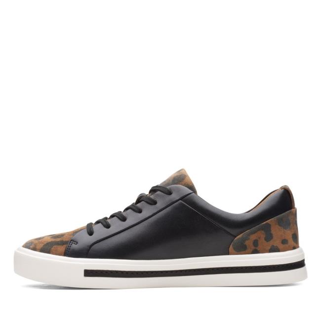 Tenis Clarks Un Maui Renda Feminino Pretas | CLK674TYM