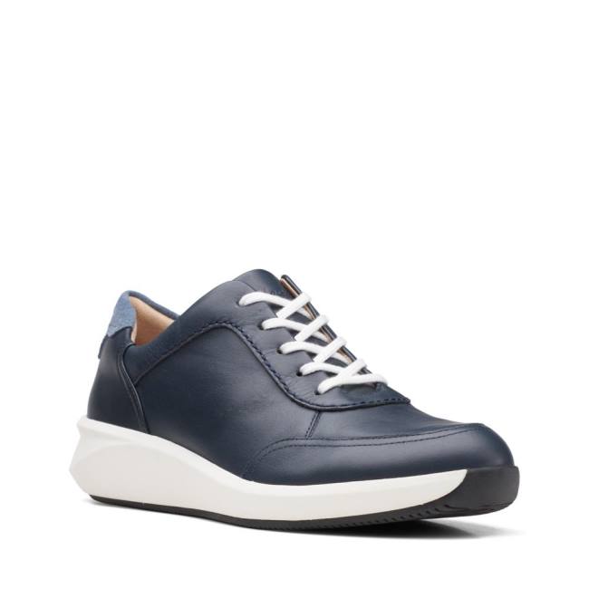 Tenis Clarks Un Rio Mix Feminino Azul Marinho | CLK386PLA