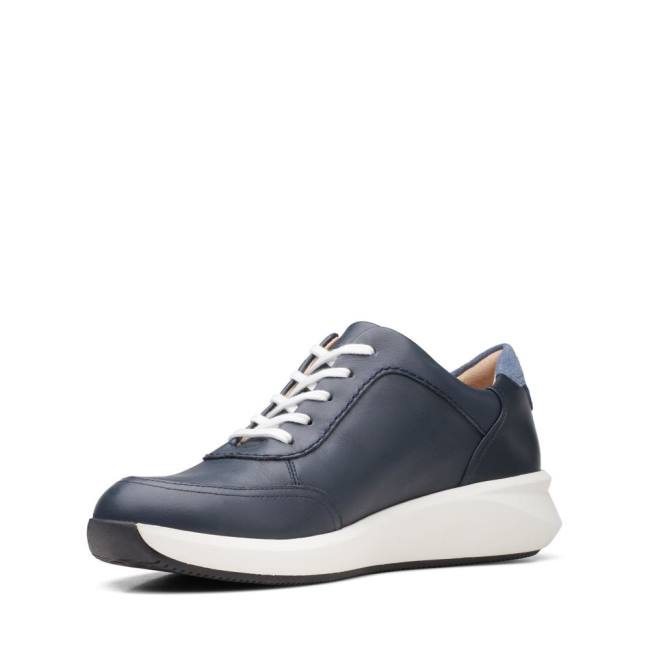 Tenis Clarks Un Rio Mix Feminino Azul Marinho | CLK386PLA