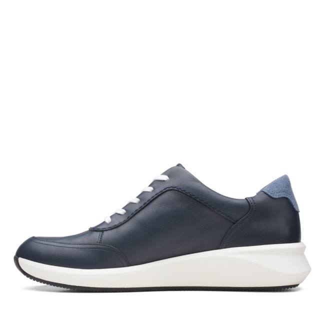 Tenis Clarks Un Rio Mix Feminino Azul Marinho | CLK386PLA