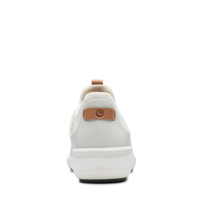 Tenis Clarks Un Rio Renda Feminino Branco | CLK385LJY