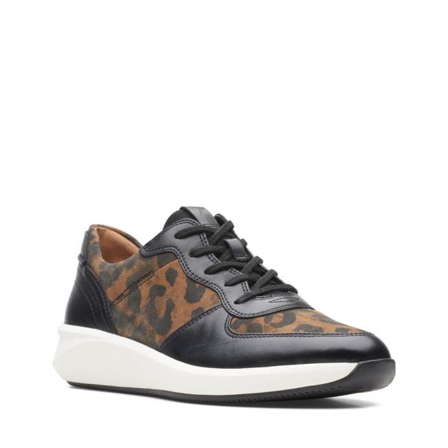 Tenis Clarks Un Rio Sprint Feminino Leopardo | CLK576YIU