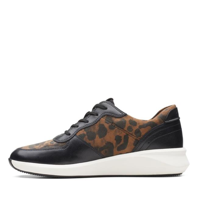 Tenis Clarks Un Rio Sprint Feminino Leopardo | CLK576YIU