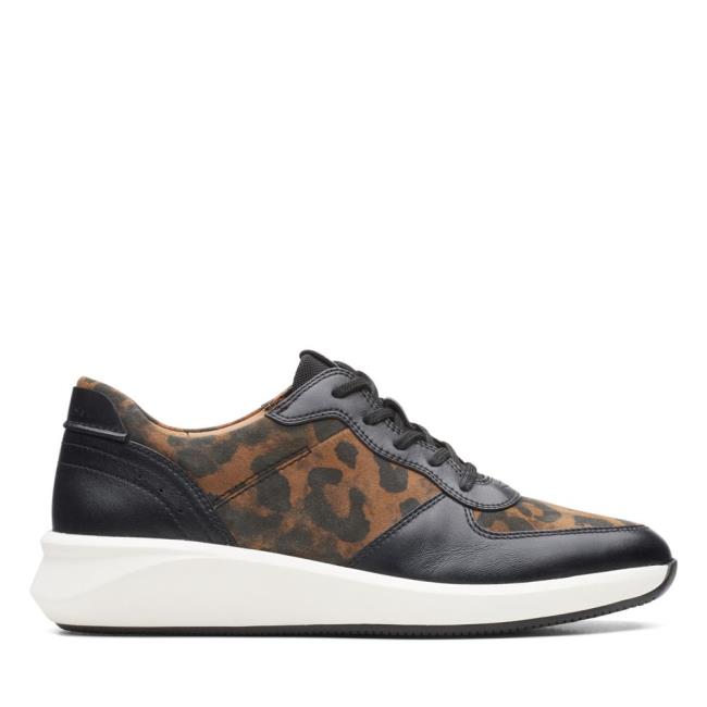 Tenis Clarks Un Rio Sprint Feminino Leopardo | CLK576YIU