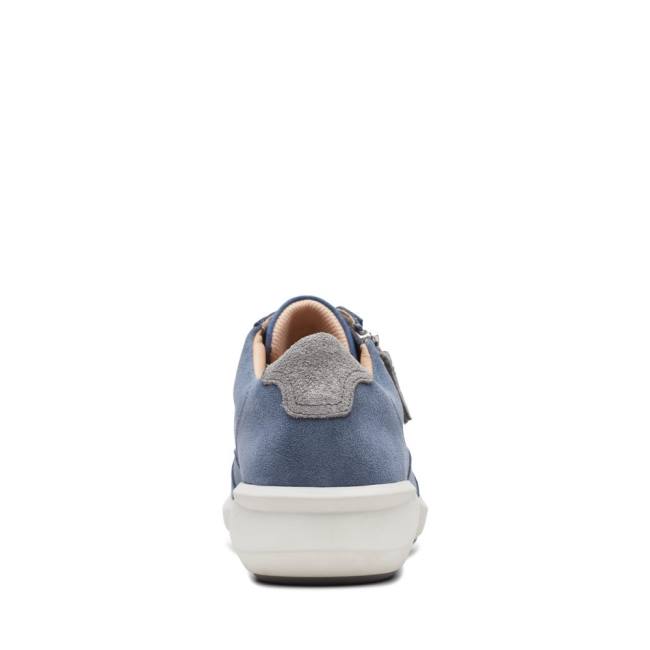 Tenis Clarks Un Rio Zip Feminino Azuis | CLK680RSB