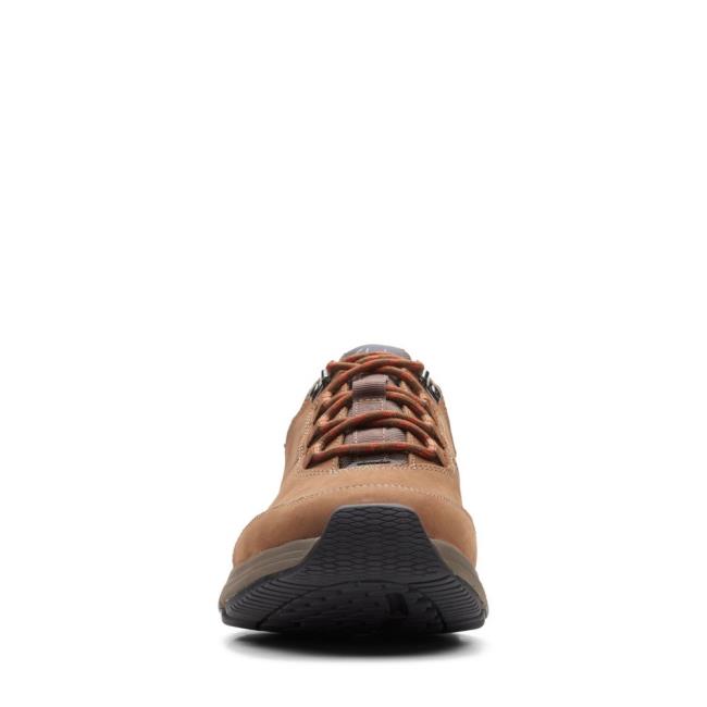 Tenis Clarks Wave2.0 Tie Masculino Marrom Escuro | CLK937FSN