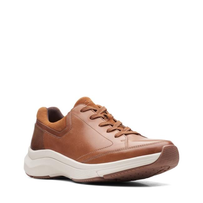 Tenis Clarks Wave2.0 Way Masculino Marrom Escuro | CLK834KDX