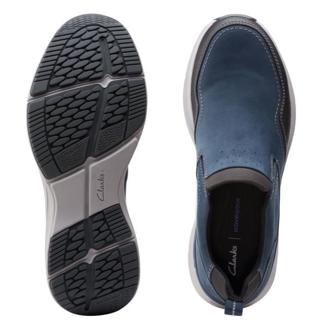 Tenis Clarks Wave 2.0 Edge Masculino Azul Marinho | CLK980SZD