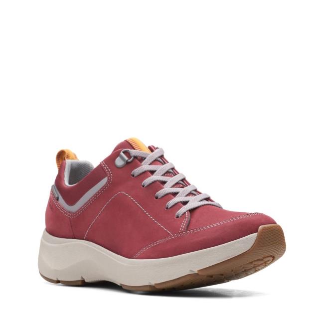 Tenis Clarks Wave 2.0 Renda. Feminino Vermelhas | CLK103PRS