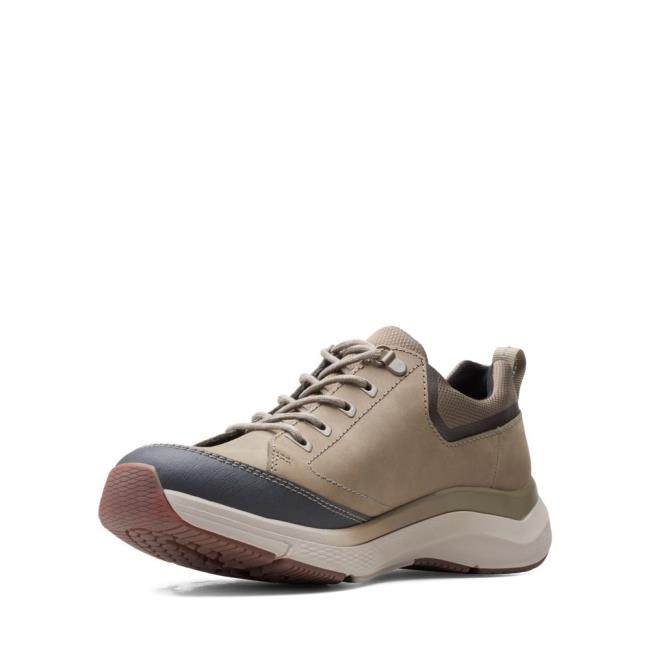 Tenis Clarks Wave 2.0 Vibe Masculino Verde Oliva | CLK906YKA