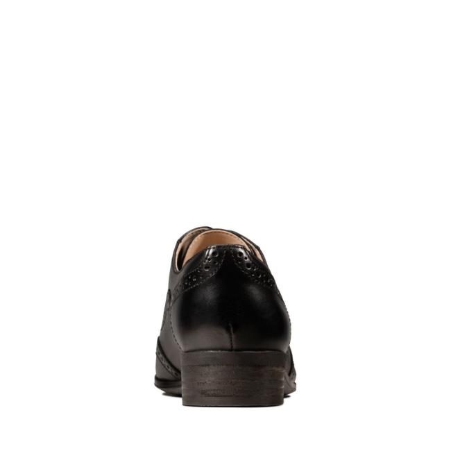 sapatos Brogues Clarks Hamble Oak Feminino Pretas | CLK426BDV